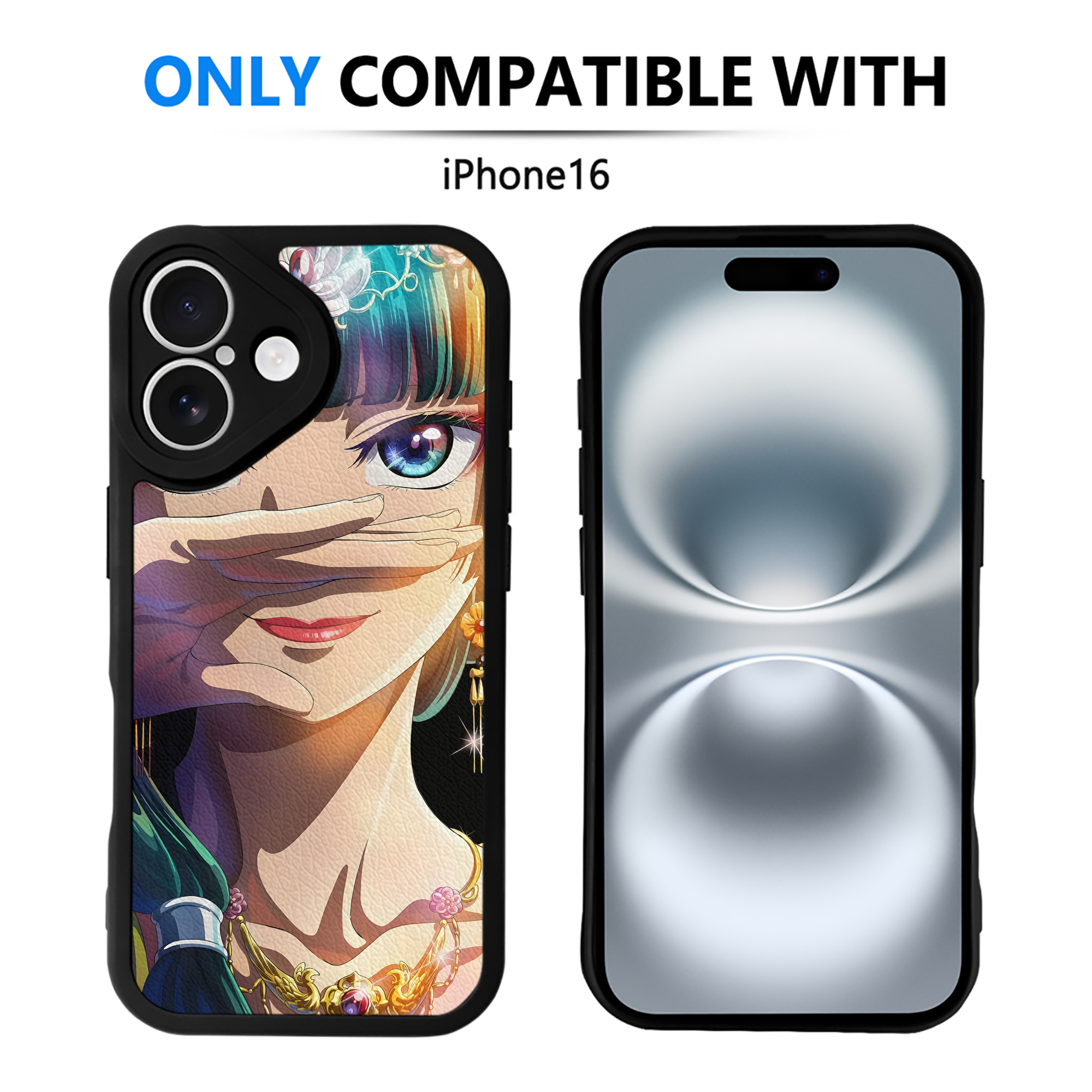 （画像用） 薬屋のひとりごと The Apothecary Diaries 【iPhone 16シリーズ対応】シリコンスマホケース（レザー調） 材質：シリコン